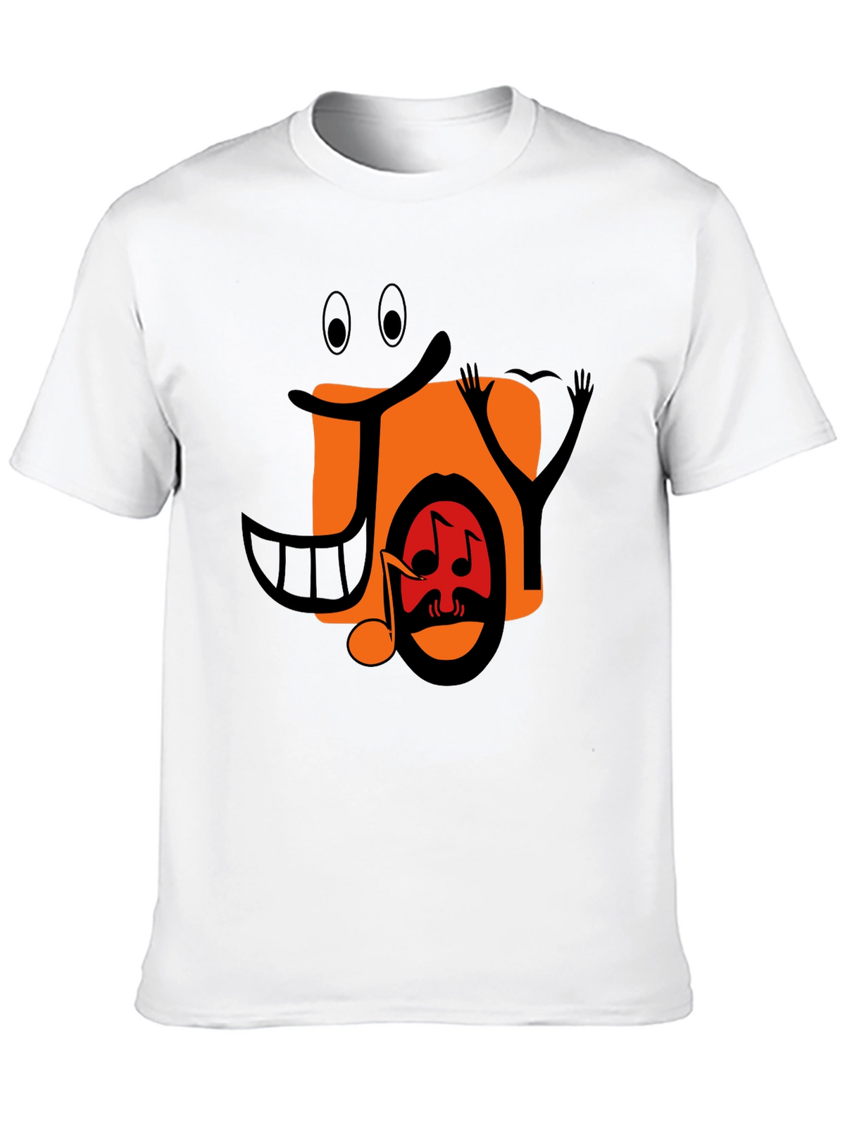 Joyful Music Graphic Tee - Black Unisex T-Shirt