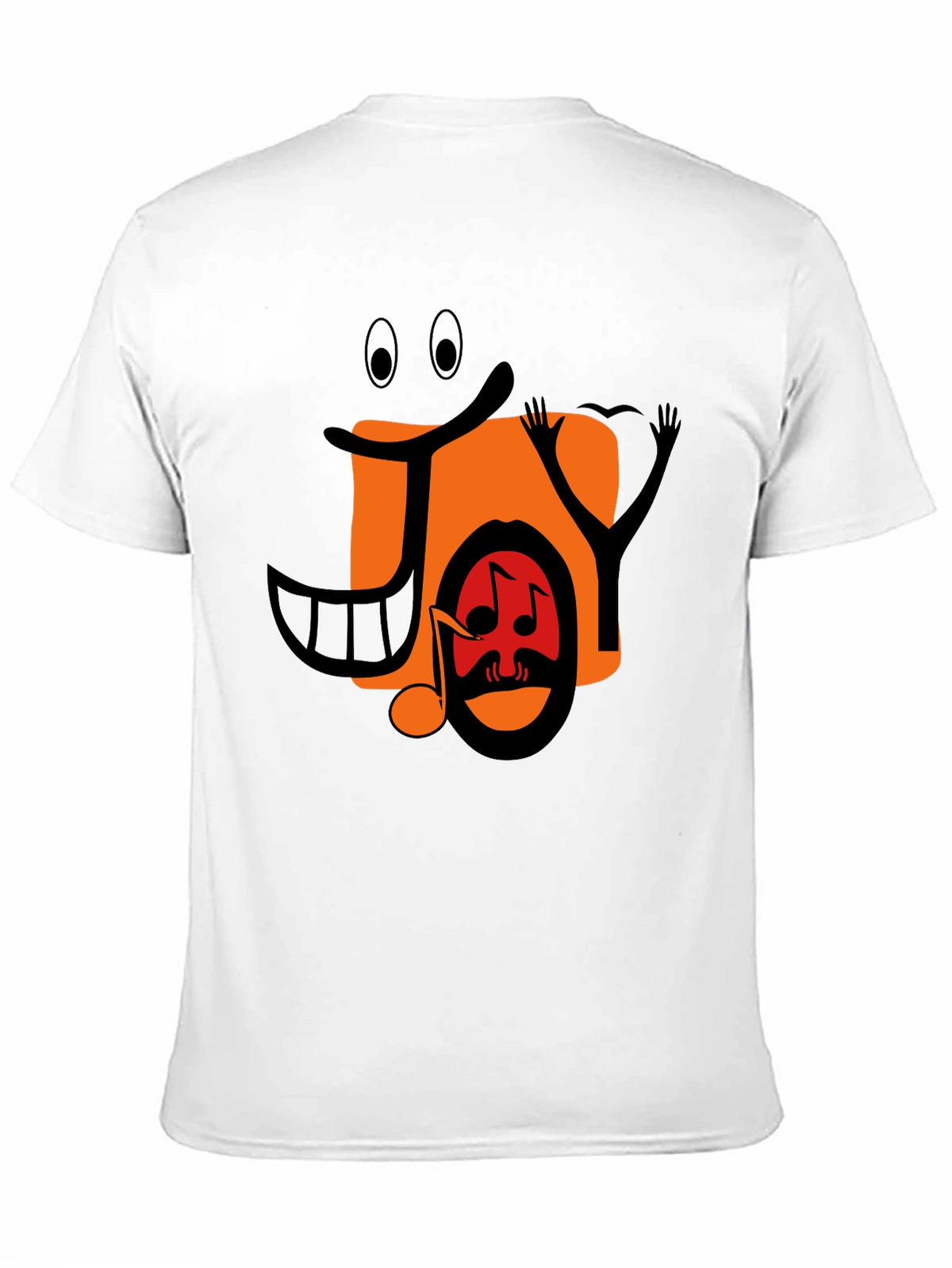 Joyful Music Graphic Tee - Black Unisex T-Shirt