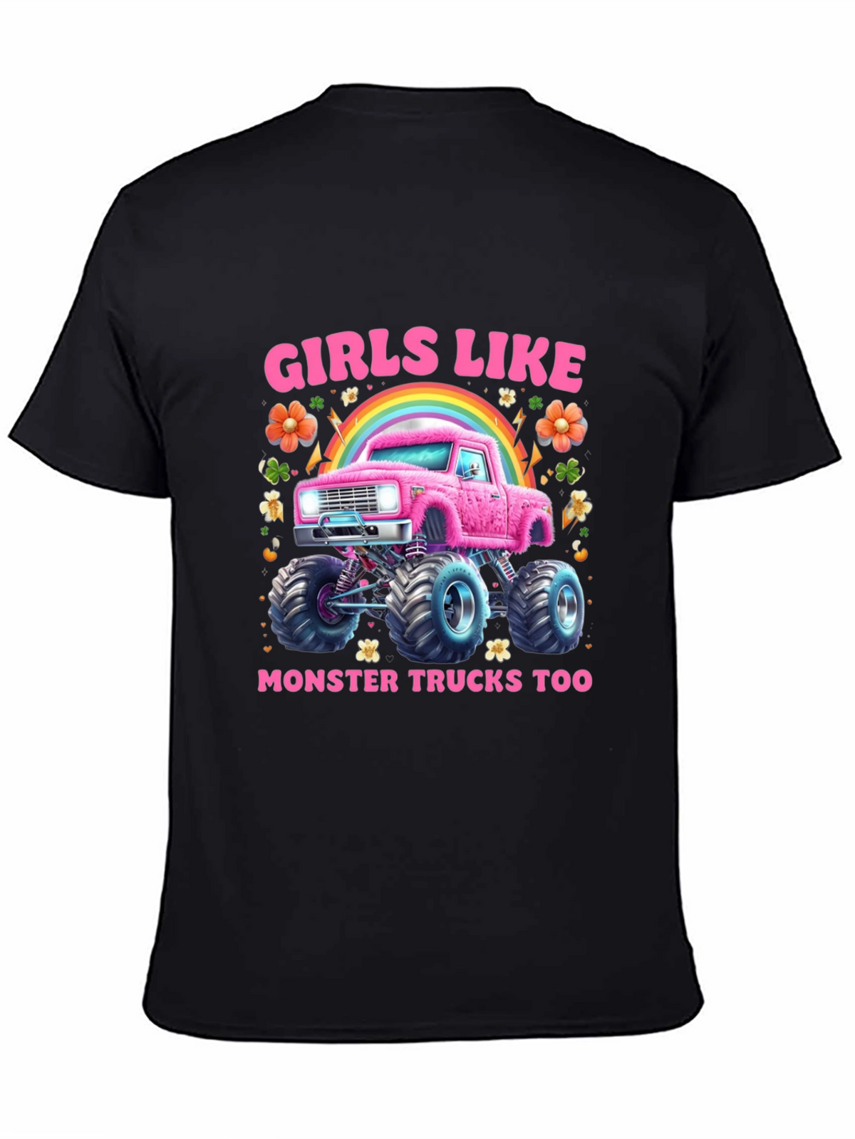 Girls Like Monster Trucks T-Shirt