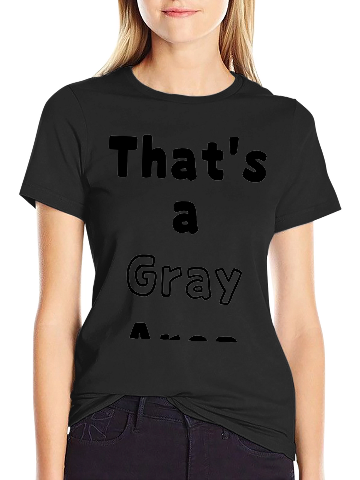 Gray Area Graphic Tee - Soft Cotton Comfort