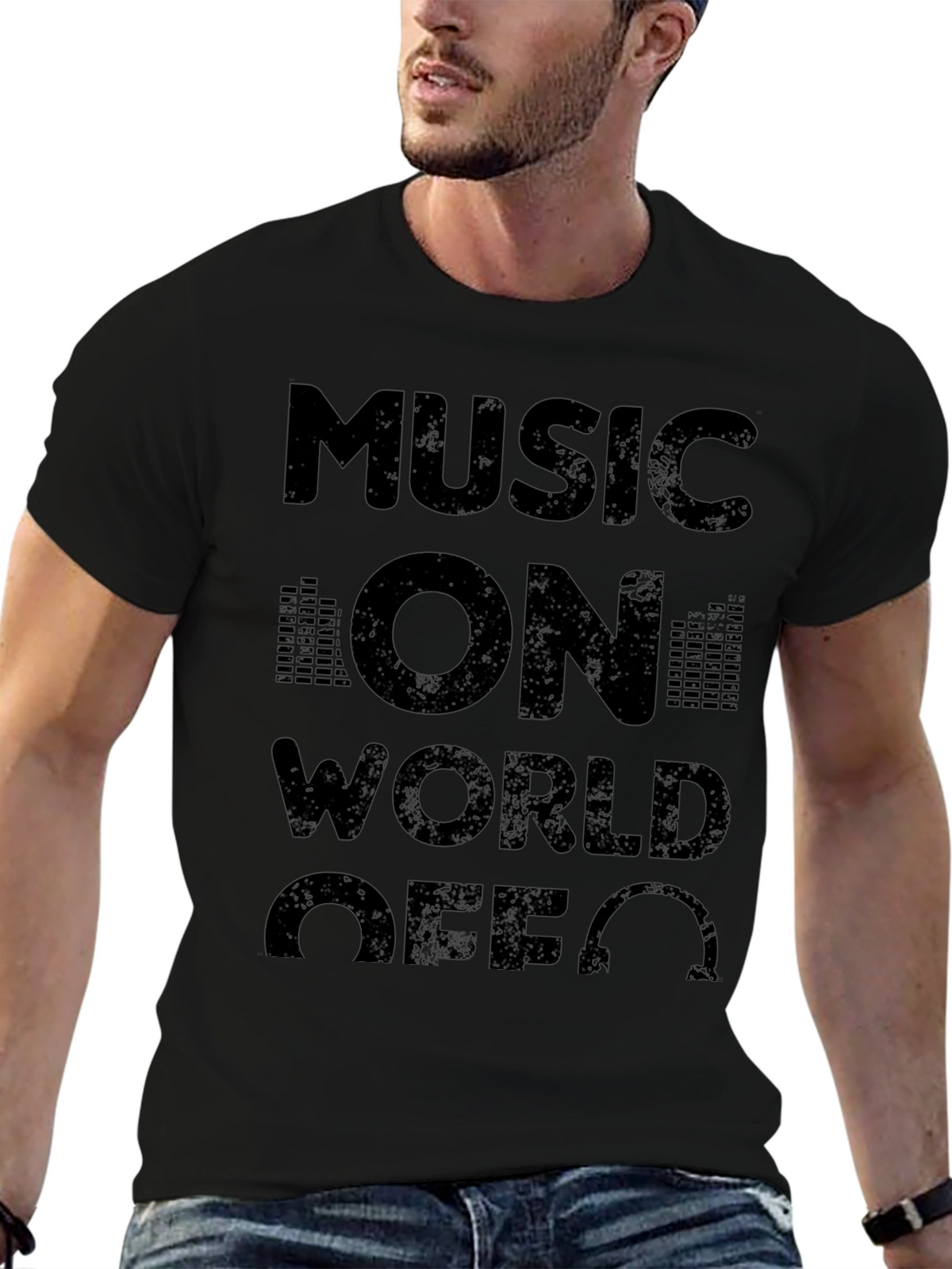 Music On World Off T-Shirt