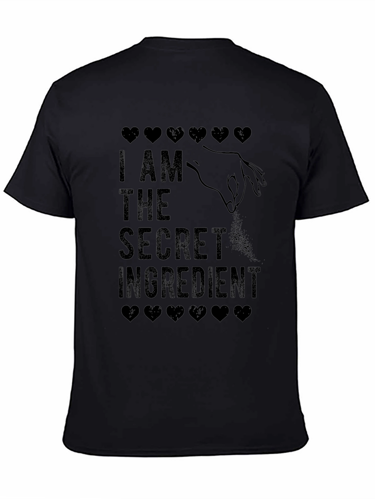 Secret Ingredient Mens Black T-Shirt