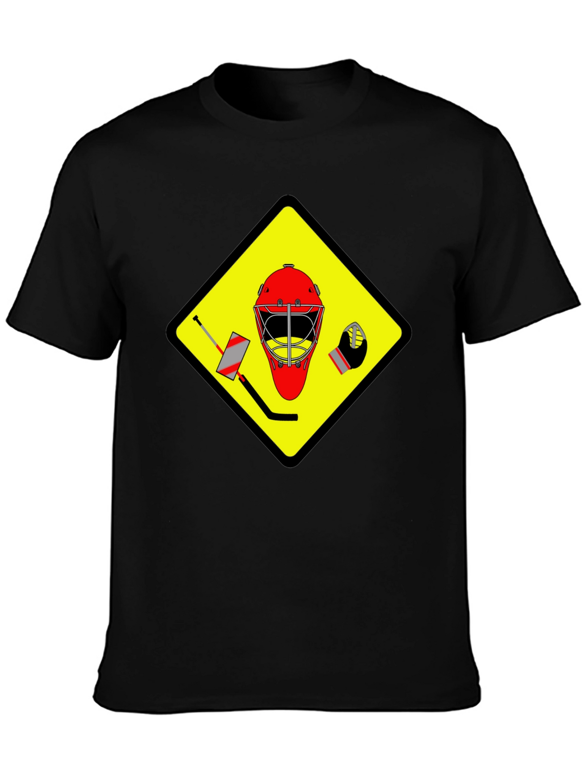 Hockey Goalie Warning T-Shirt