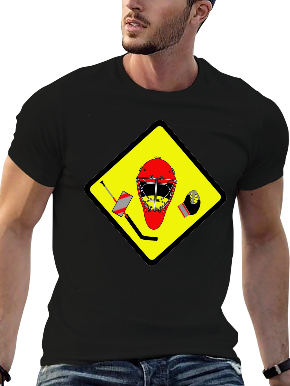 Hockey Goalie Warning T-Shirt