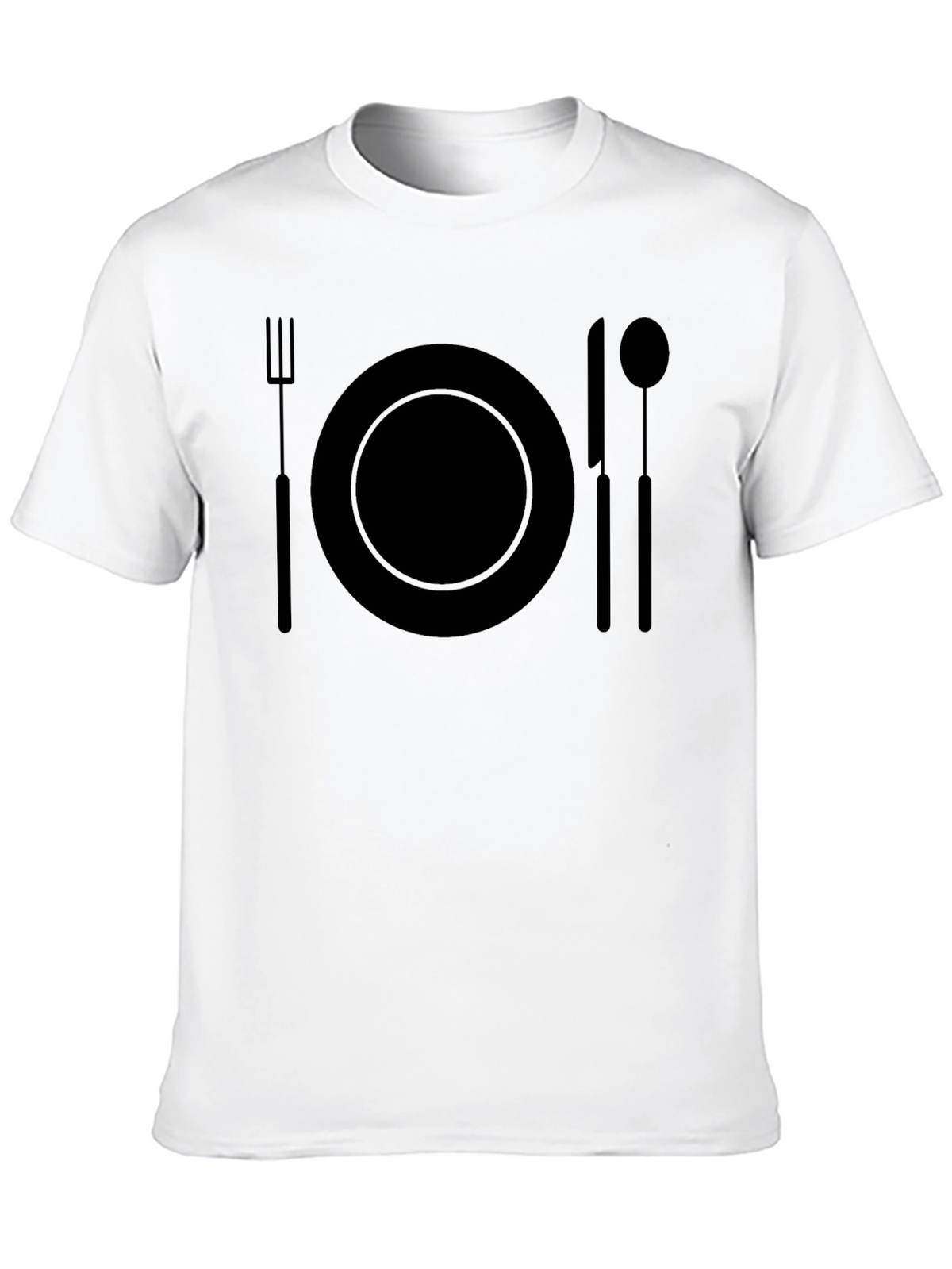 Dinner Time T-Shirt - Black Graphic Tee