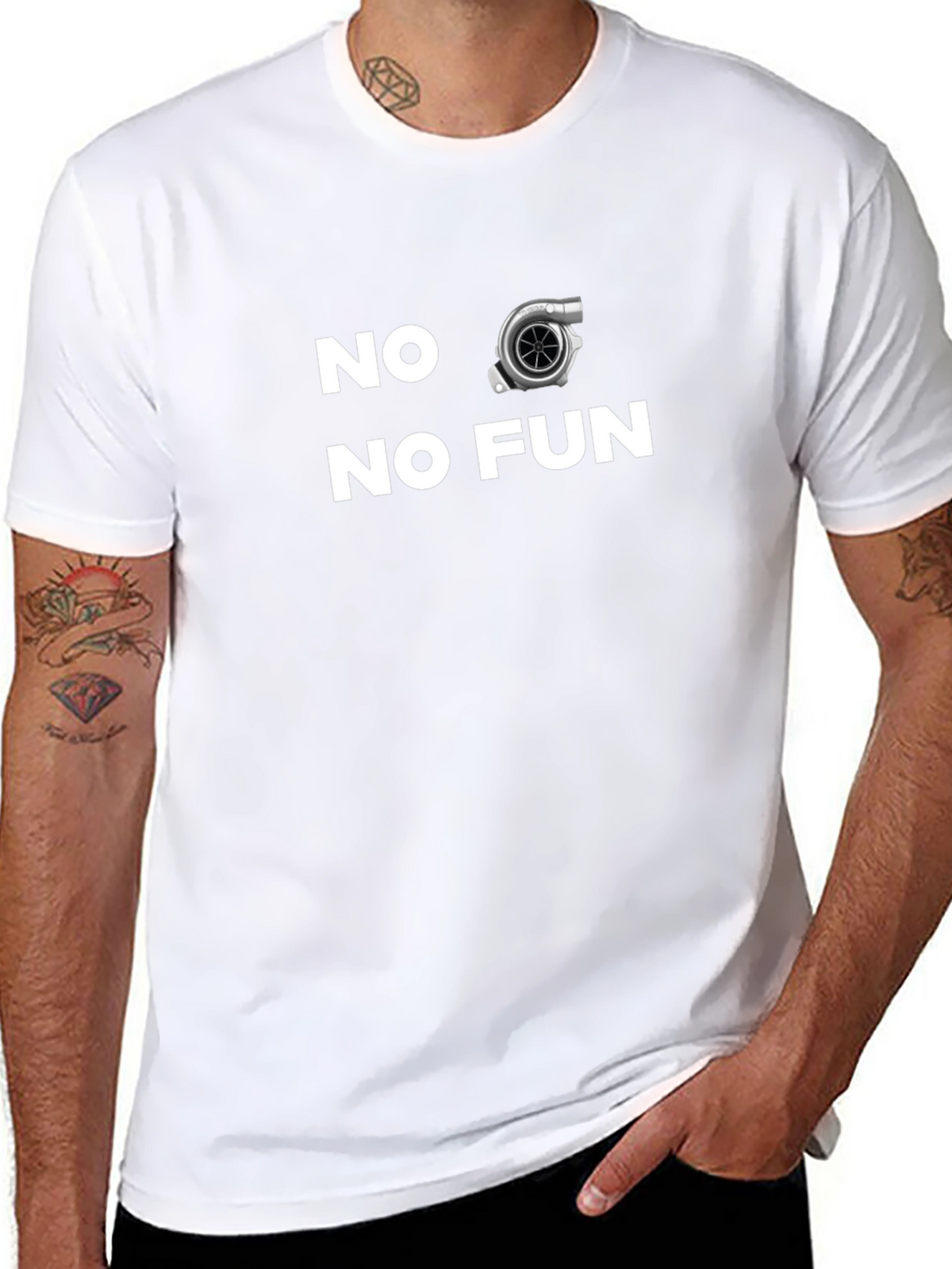 No Turbo No Fun Graphic T-Shirt