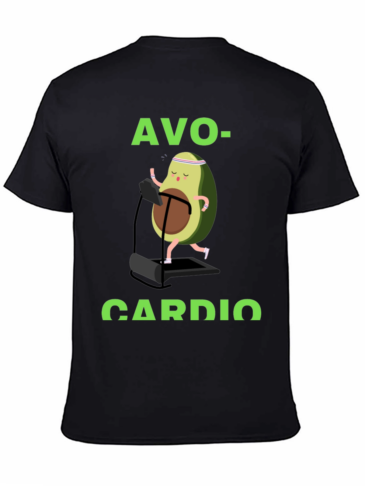 Avo-Cardio Black Graphic T-Shirt