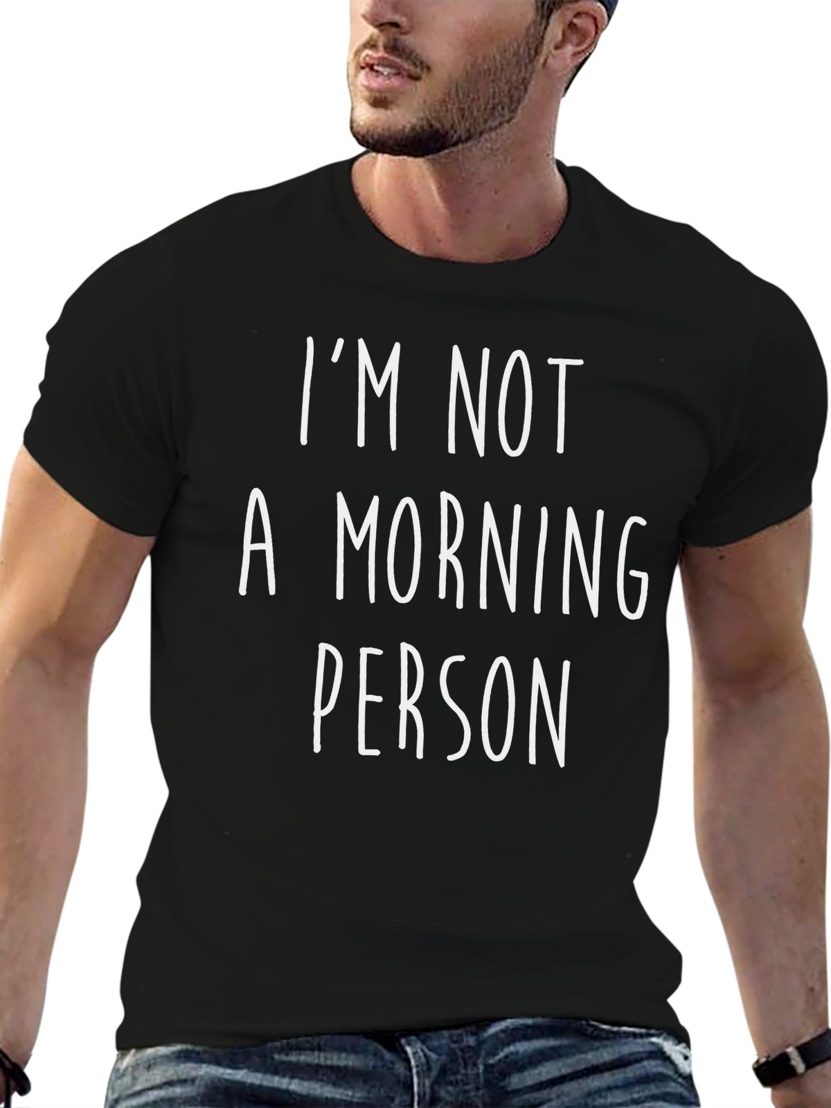 Funny Im Not A Morning Person Graphic Tee