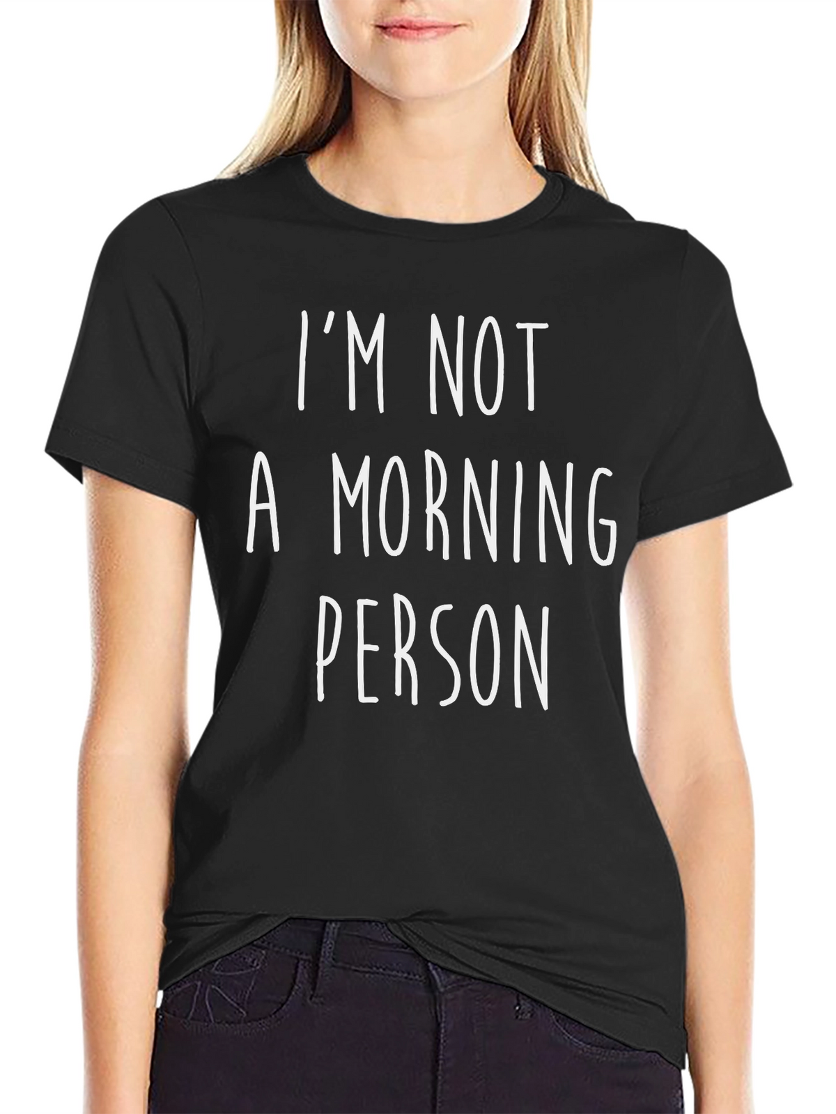Funny Im Not A Morning Person Graphic Tee