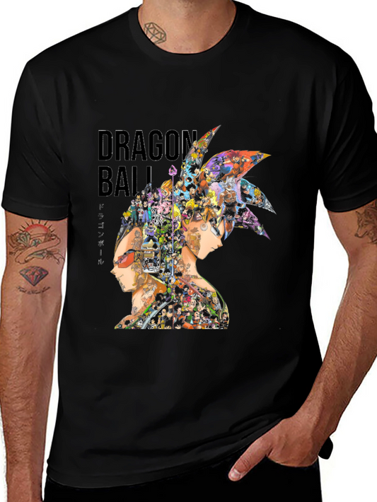 Dragon Ball Graphic Tee - Black Anime T-Shirt