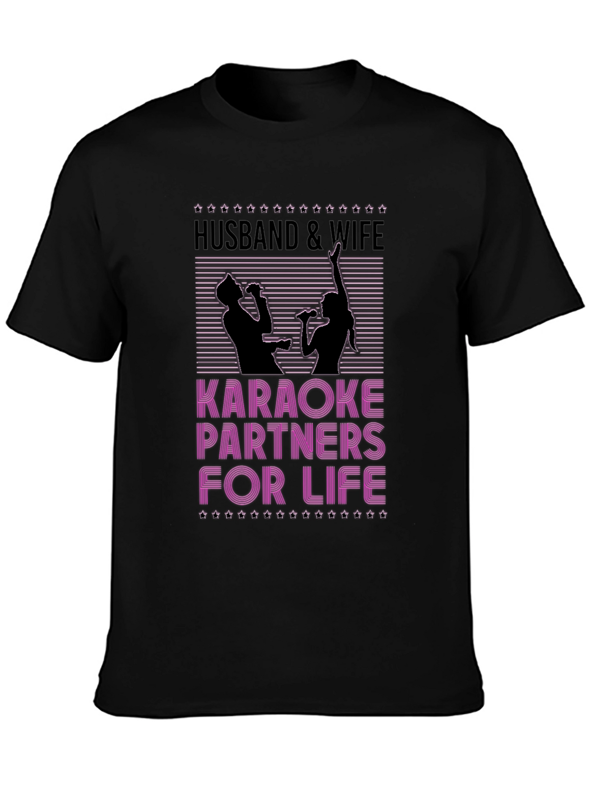 Husband & Wife Karaoke Partners T-Shirt