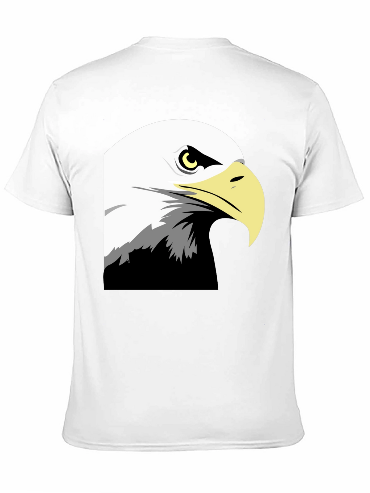 Bold Eagle Graphic Tee - Black Cotton Blend