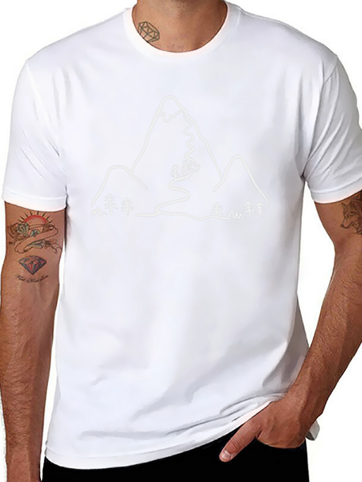 Mountain Adventure T-Shirt - Black