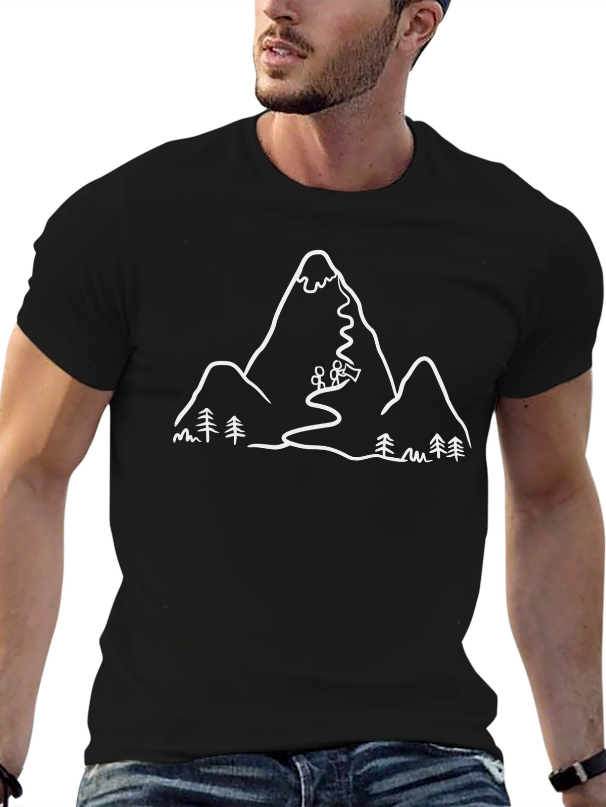 Mountain Adventure T-Shirt - Black