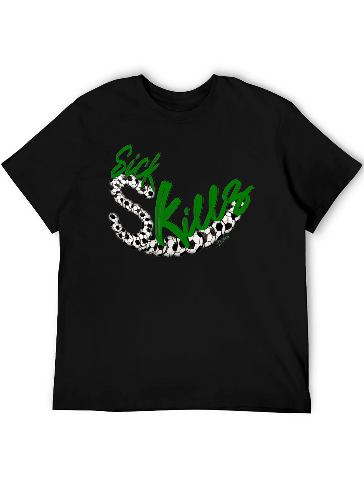 Sick Skills Soccer Ball Graphic T-Shirt