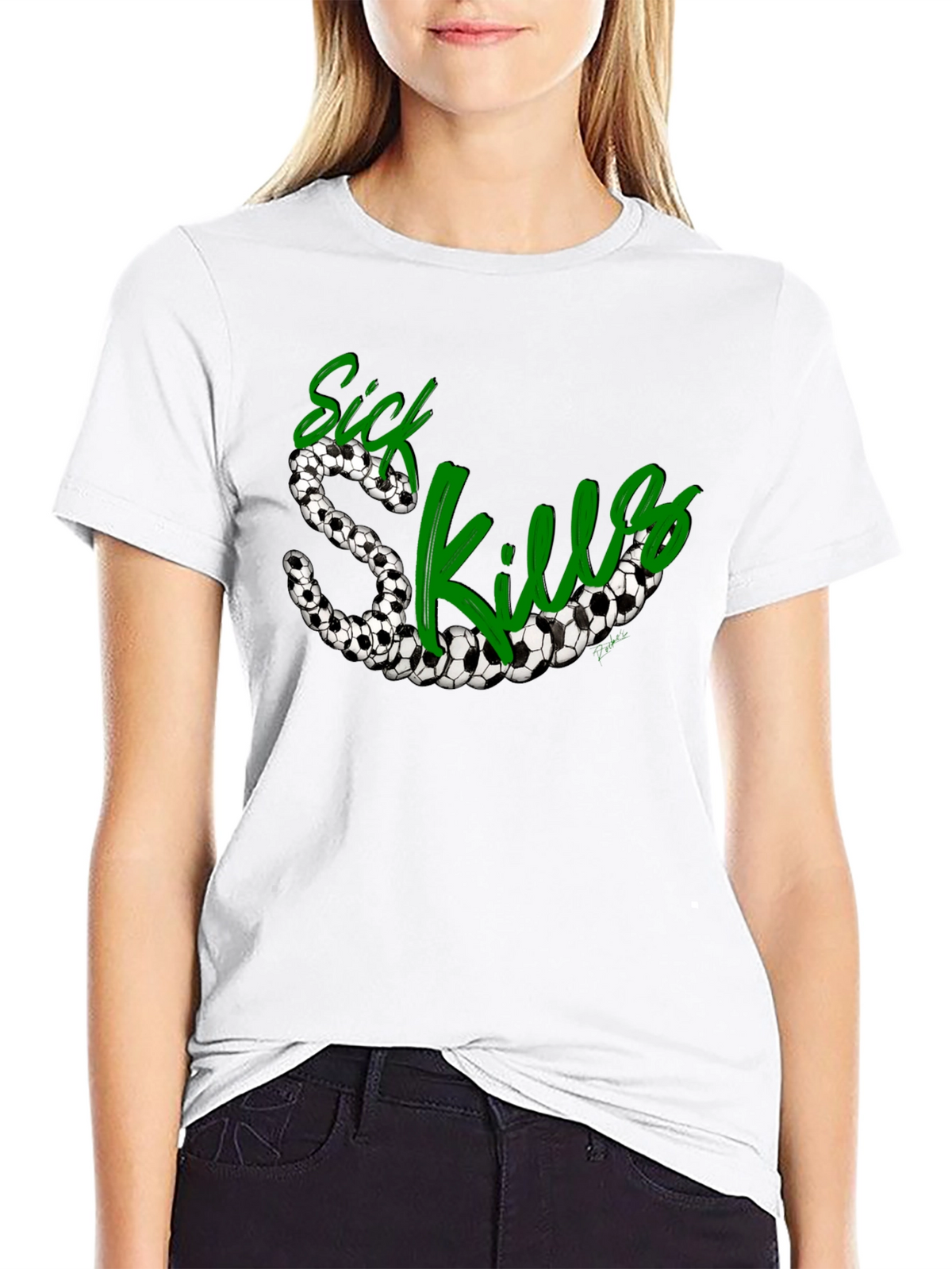 Sick Skills Soccer Ball Graphic T-Shirt