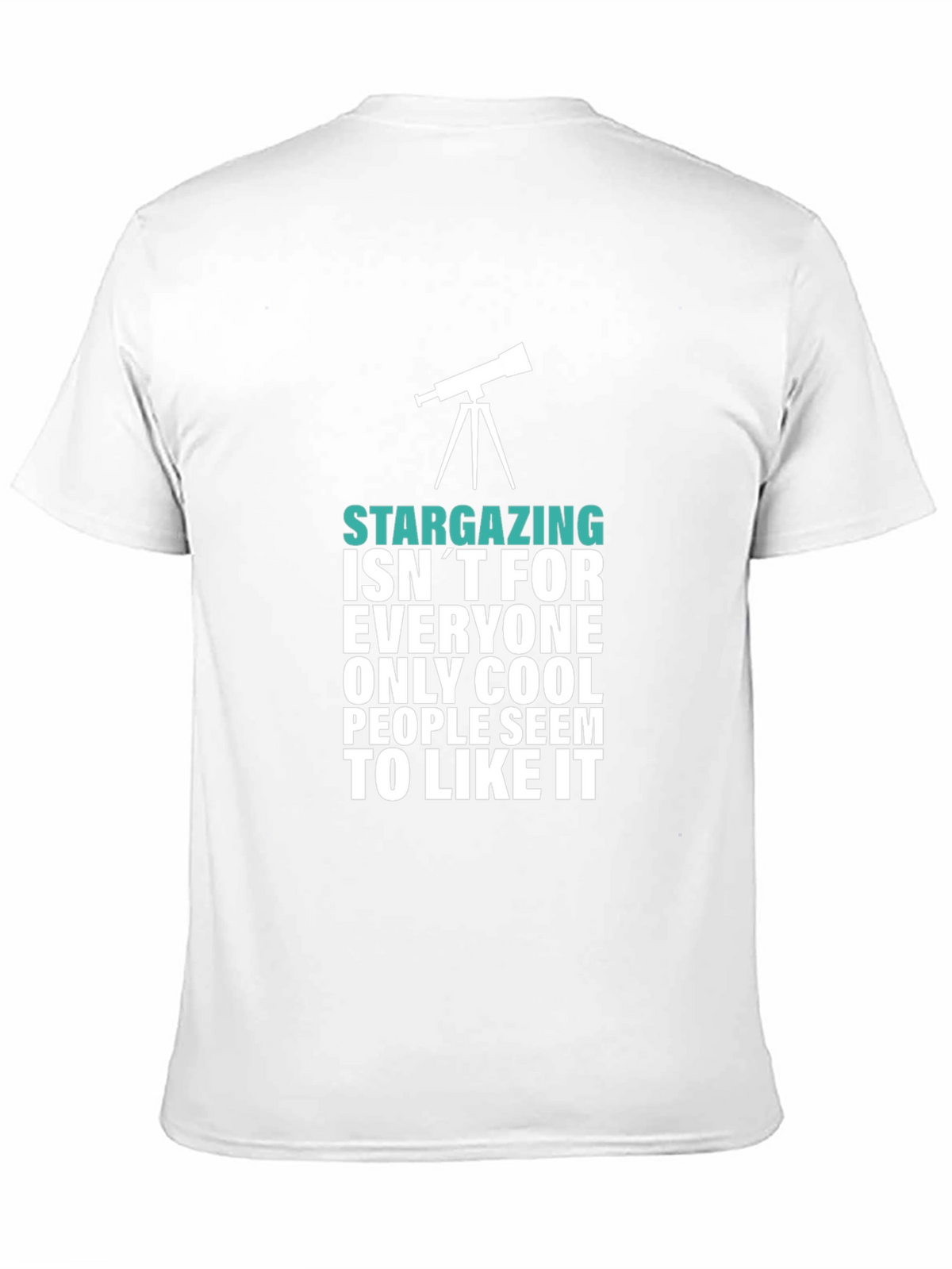 Stargazing Cool People Graphic Tee - Black