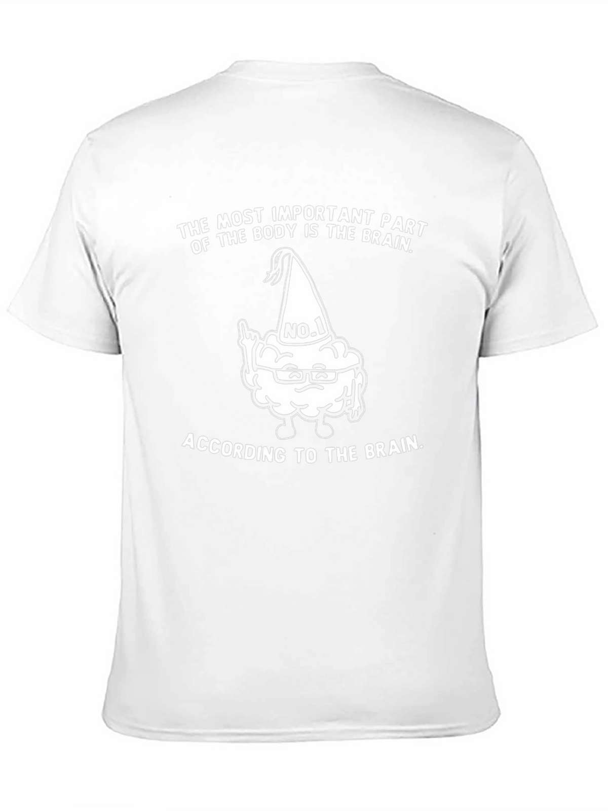Funny Brain T-Shirt - Most Important Part