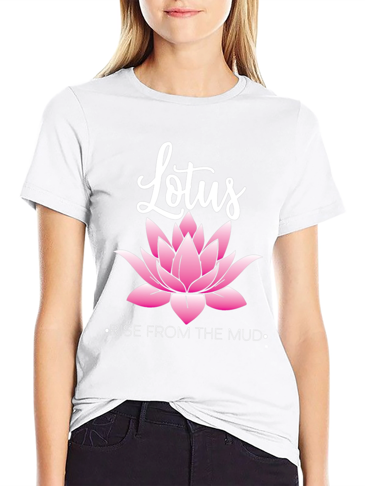 Lotus Rise T-Shirt - Inspirational Graphic Tee