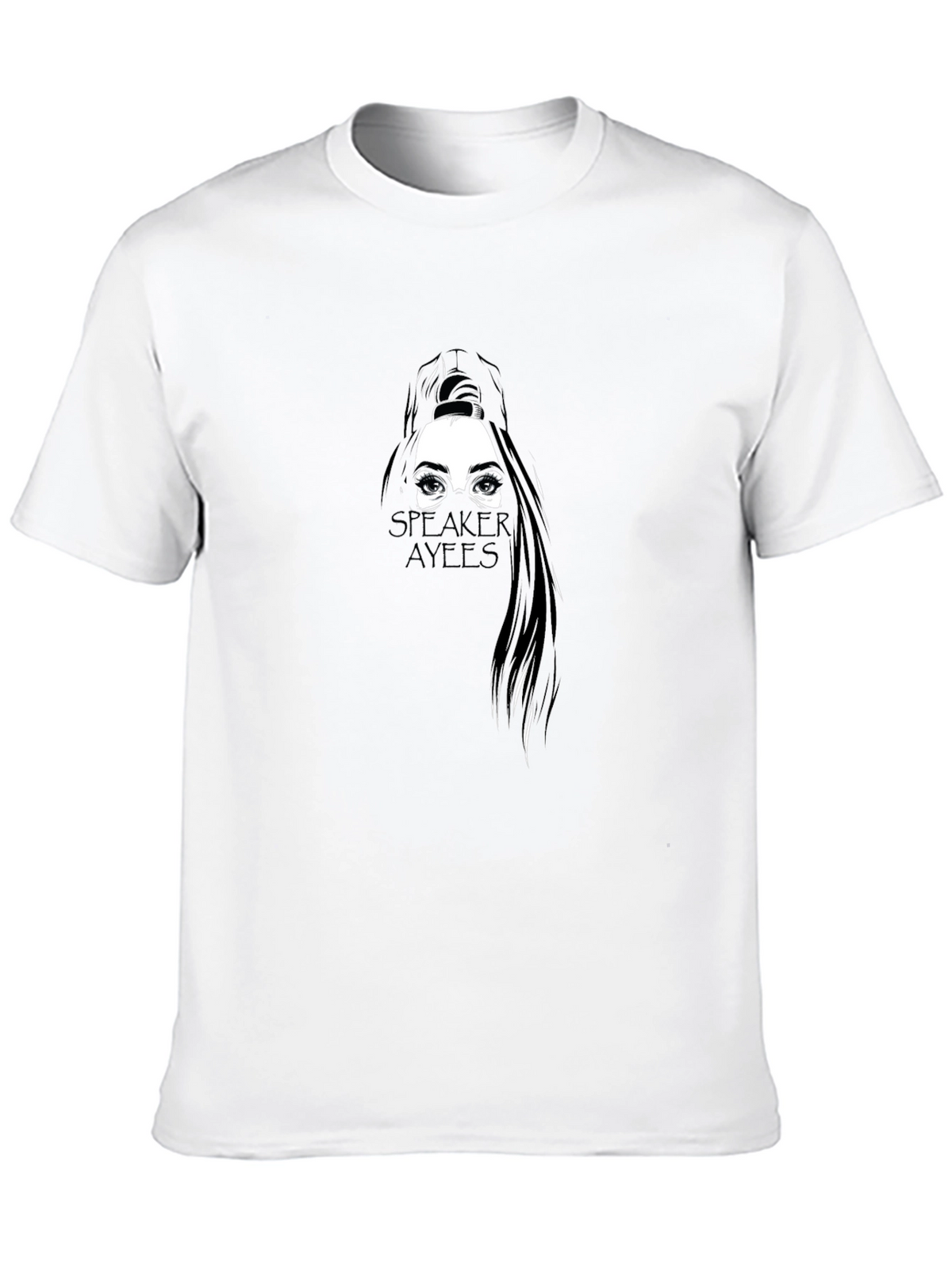Speaker Ayees Graphic T-Shirt - Black