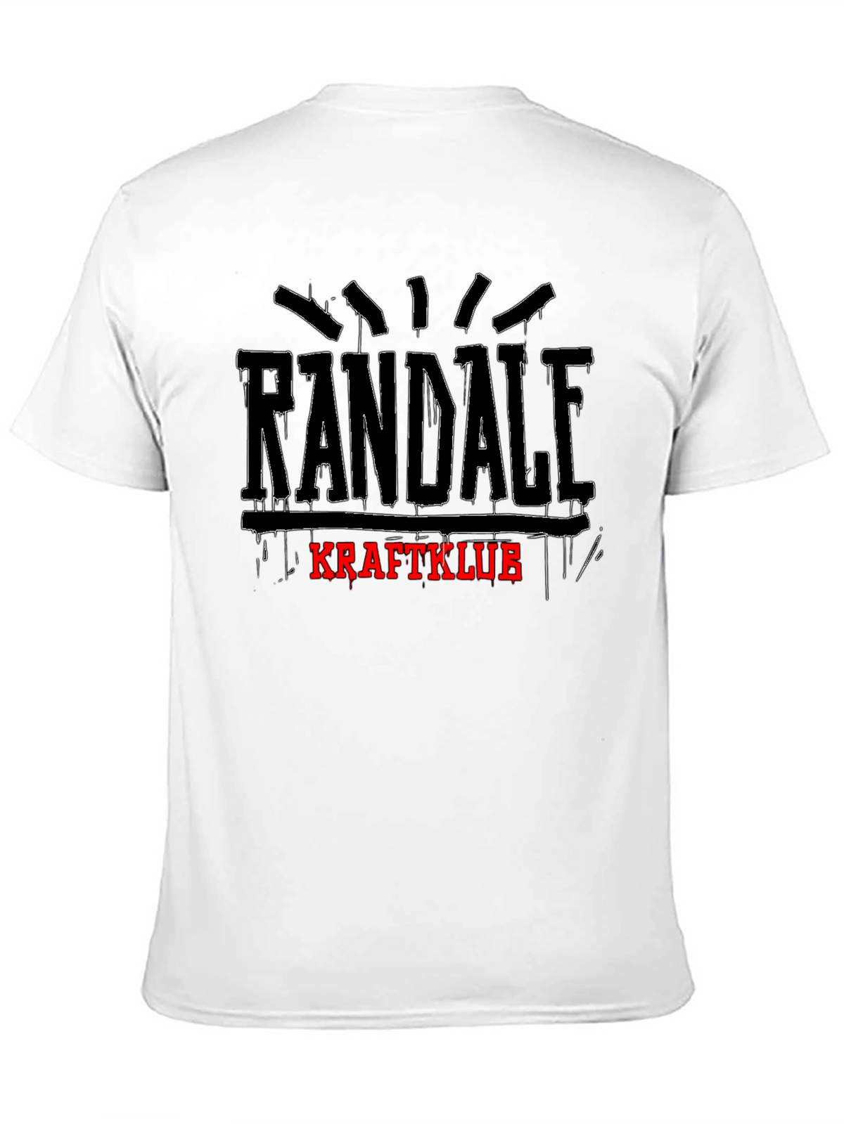 Randale Kraftklub T-Shirt Black Graphic Tee