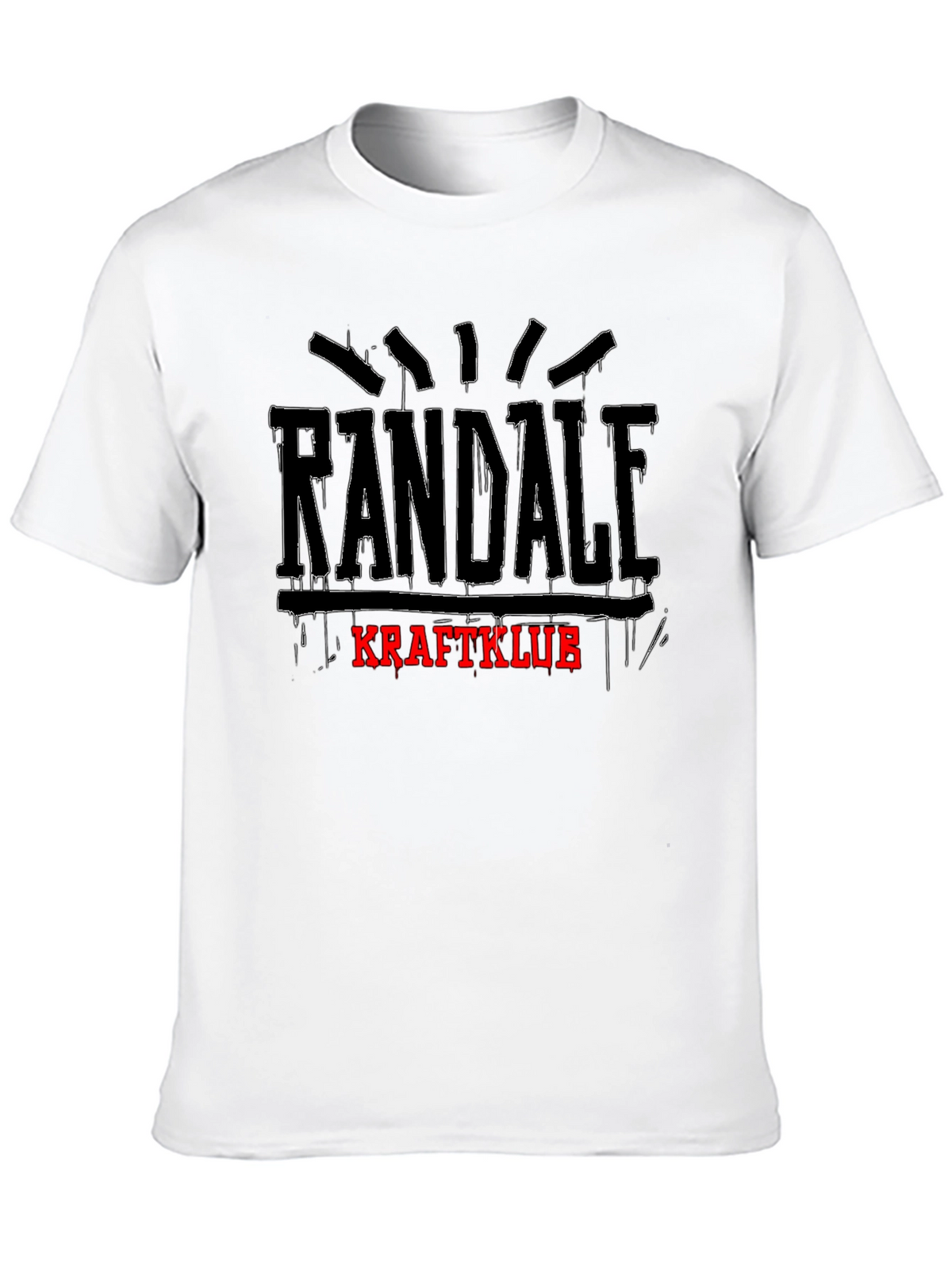 Randale Kraftklub T-Shirt Black Graphic Tee
