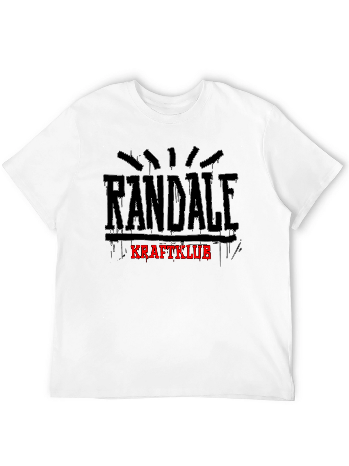Randale Kraftklub T-Shirt Black Graphic Tee