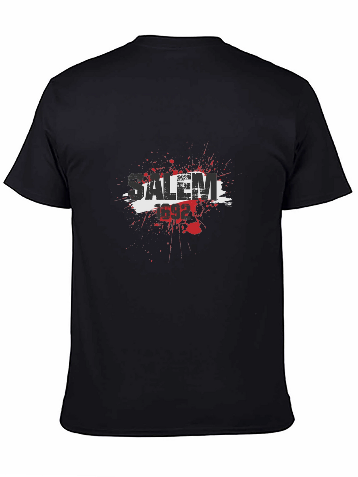 Salem 1692 Mens Black Graphic T-Shirt