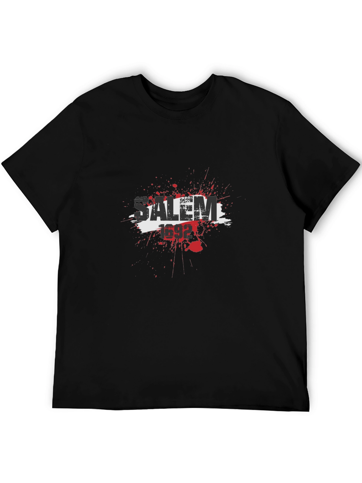 Salem 1692 Mens Black Graphic T-Shirt