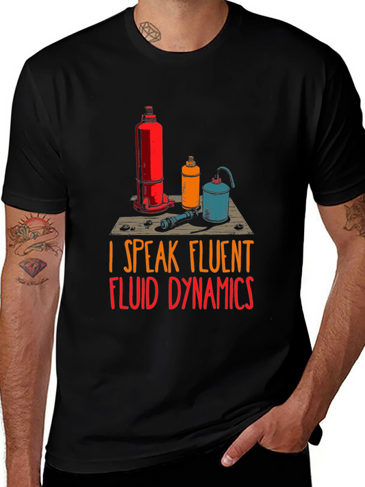 Fluent Fluid Dynamics Graphic T-Shirt