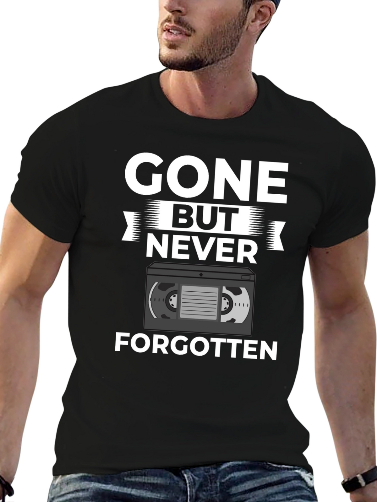 Gone But Never Forgotten VHS Tape T-Shirt