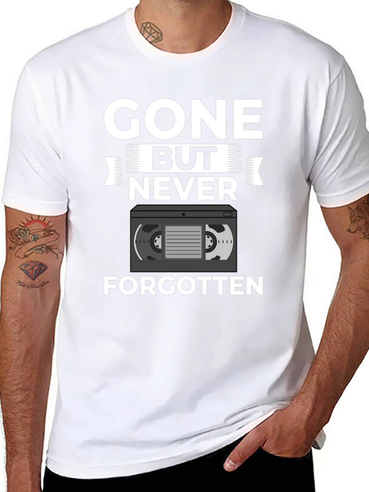 Gone But Never Forgotten VHS Tape T-Shirt