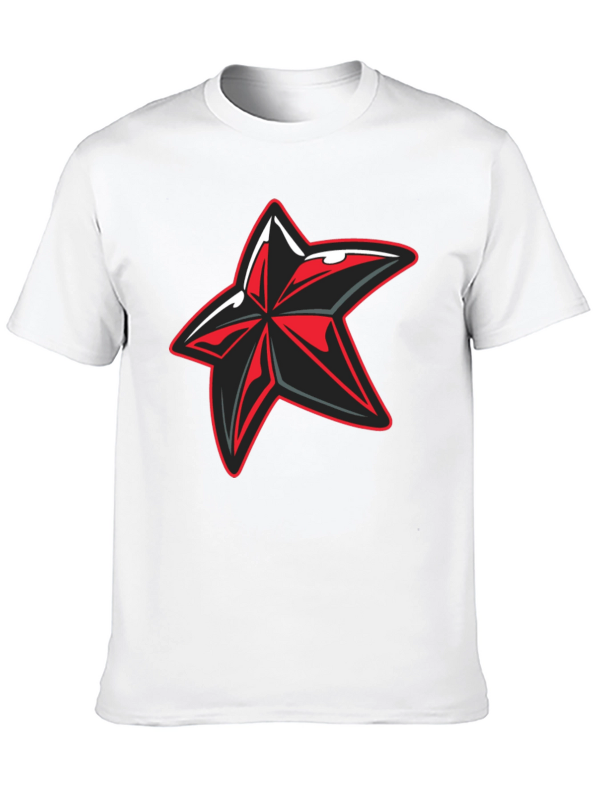 Edgy Graphic Star T-Shirt