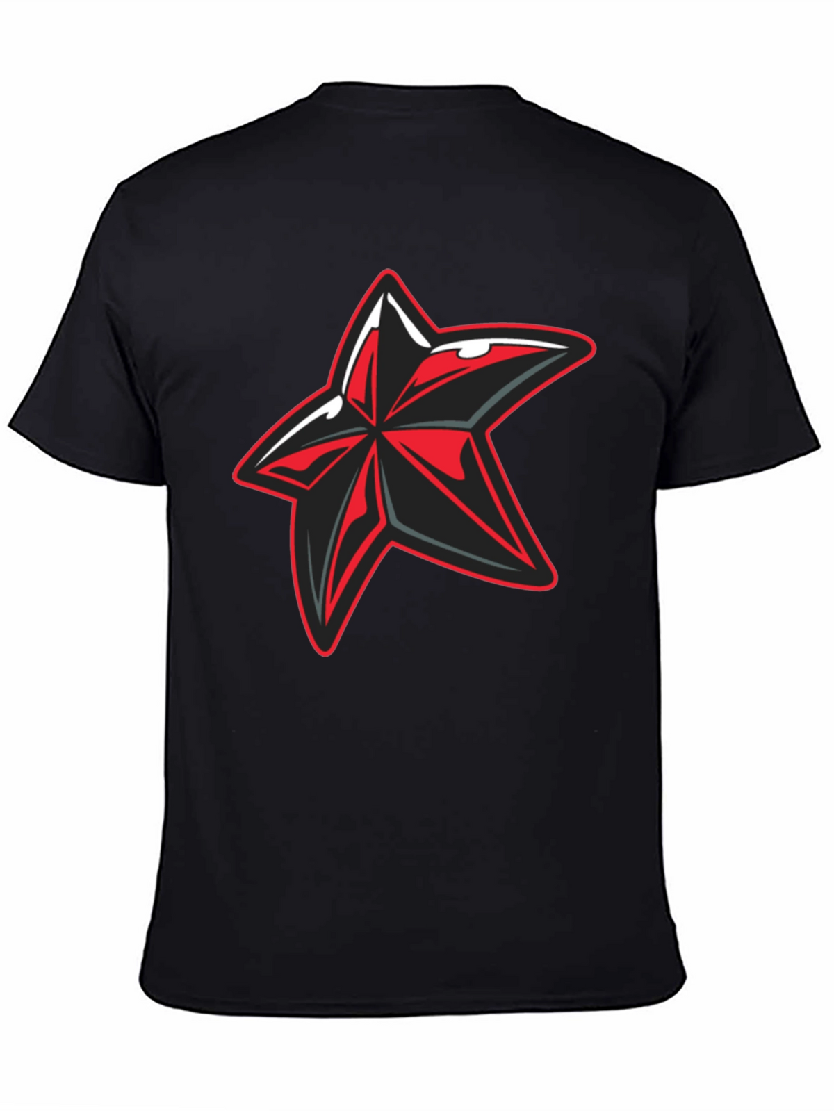 Edgy Graphic Star T-Shirt