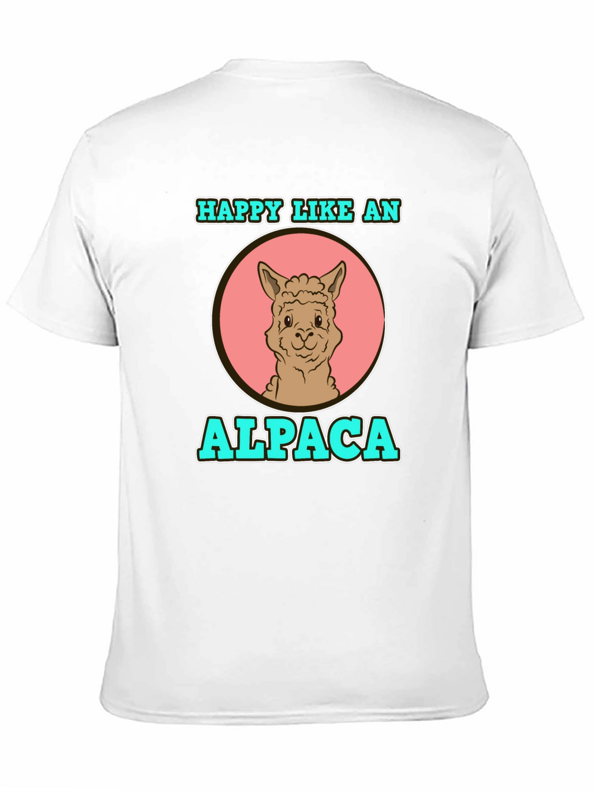 Happy Like an Alpaca Graphic T-Shirt