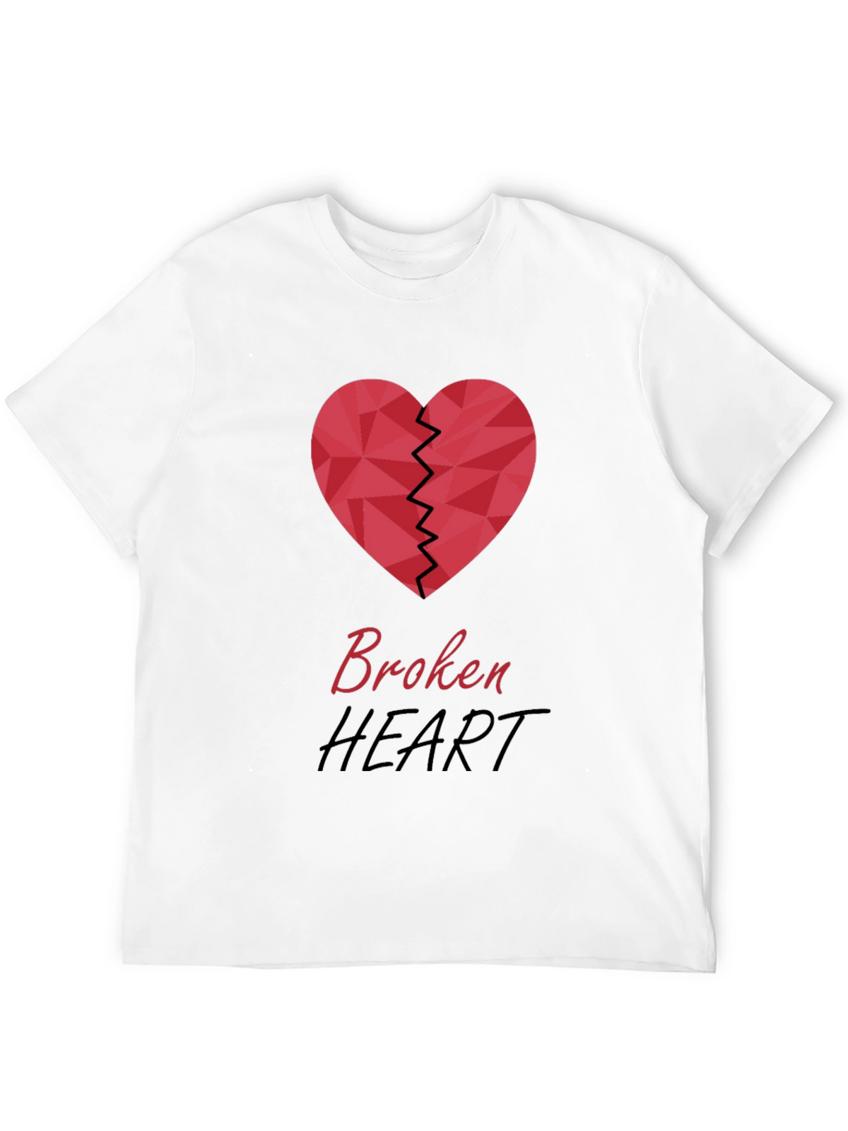 Broken Heart Graphic T-Shirt - Stylish & Trendy