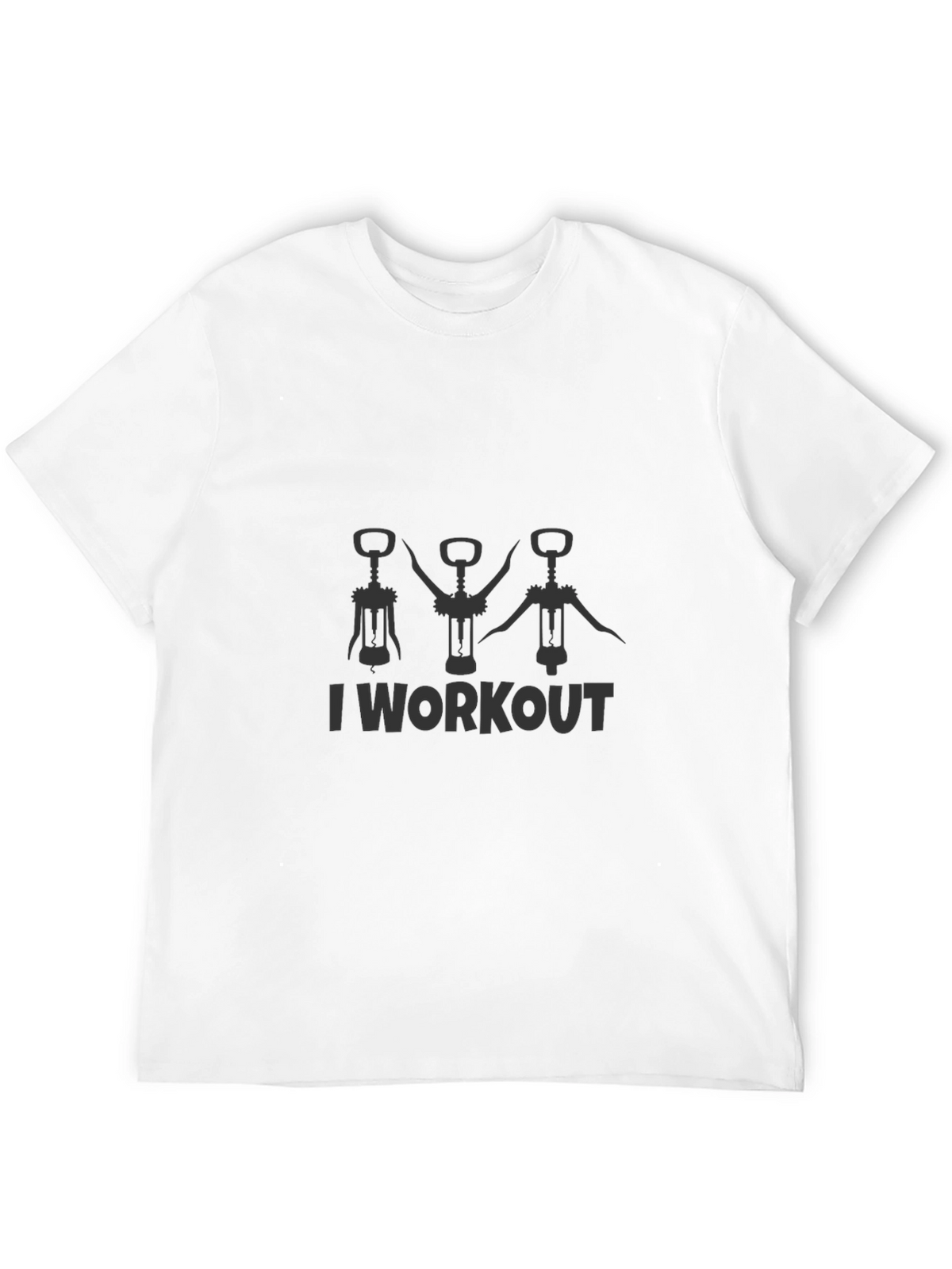 I Workout Wine Opener T-Shirt