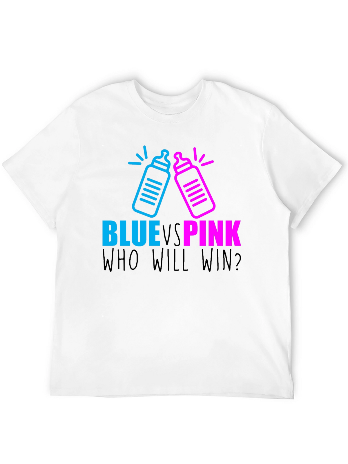 Blue Vs Pink Gender Reveal T-Shirt