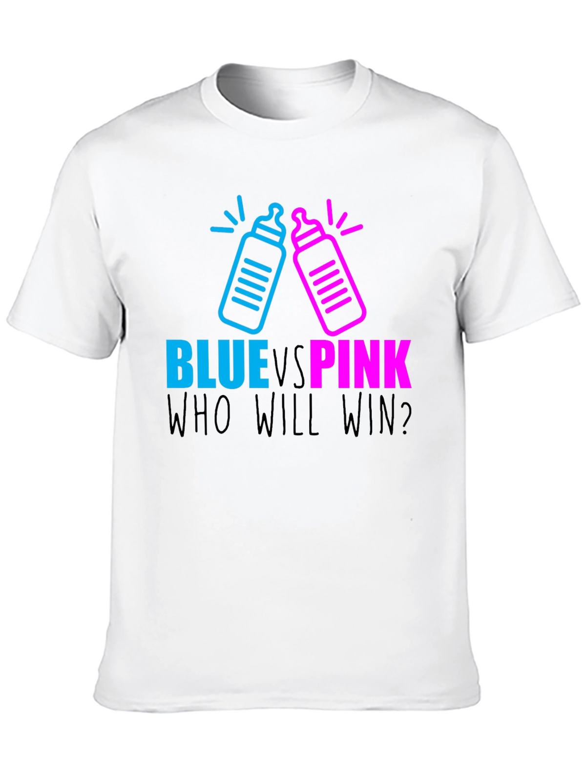 Blue Vs Pink Gender Reveal T-Shirt