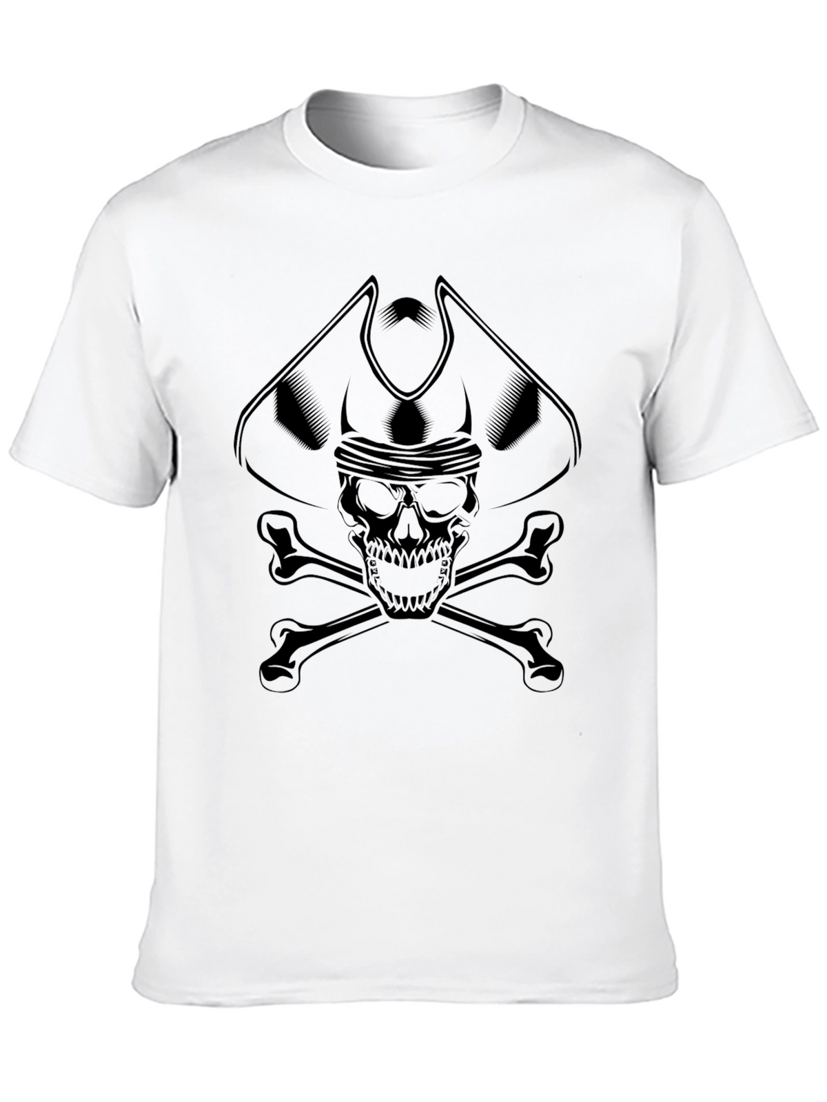 Pirate Skull & Crossbones Graphic T-Shirt