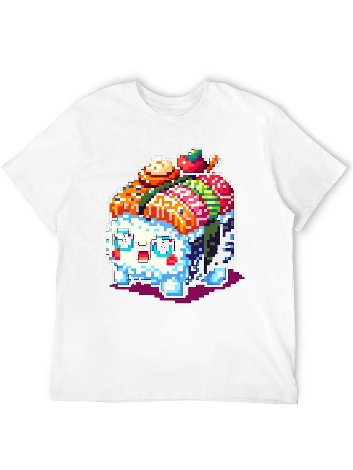 Sushi Monster Pixel Art T-Shirt