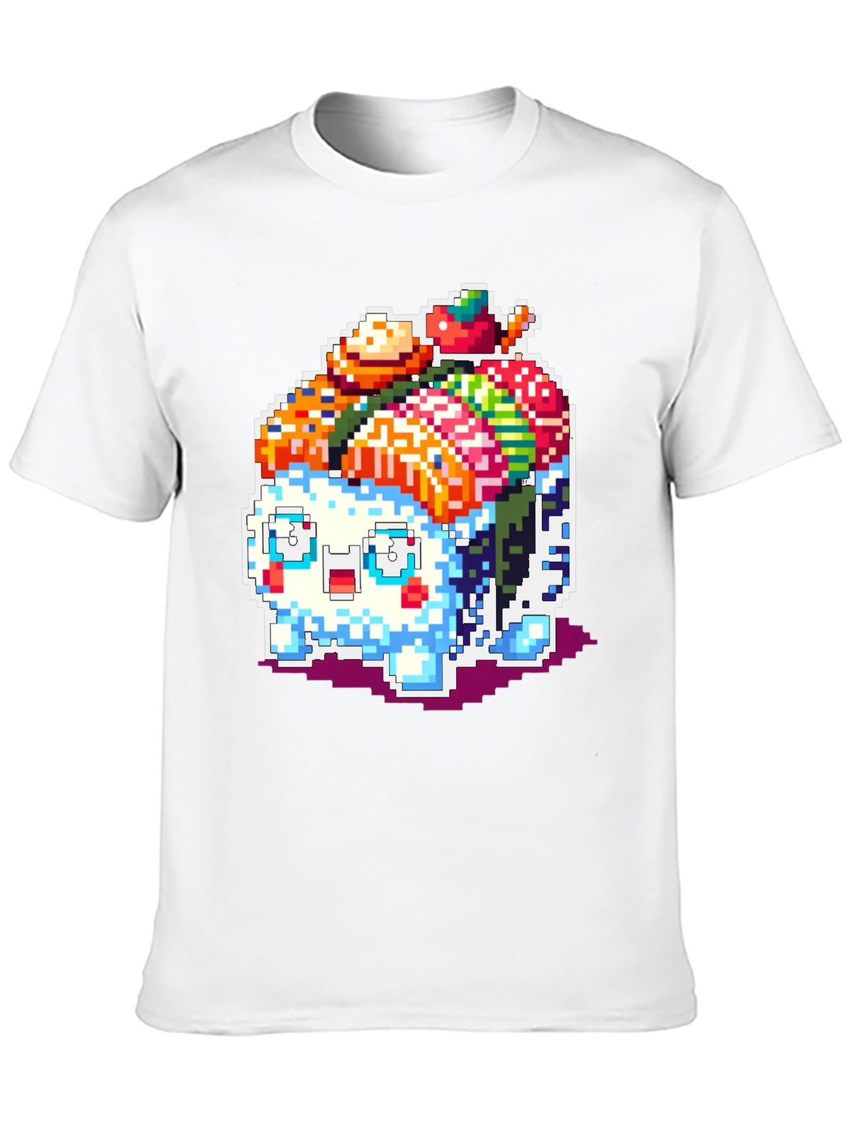 Sushi Monster Pixel Art T-Shirt