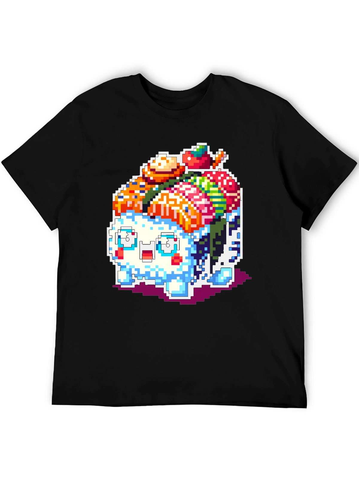 Sushi Monster Pixel Art T-Shirt