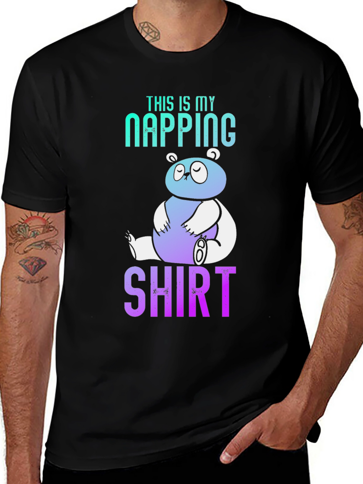 Napping Shirt - Panda T-Shirt - Funny Sleep Tee