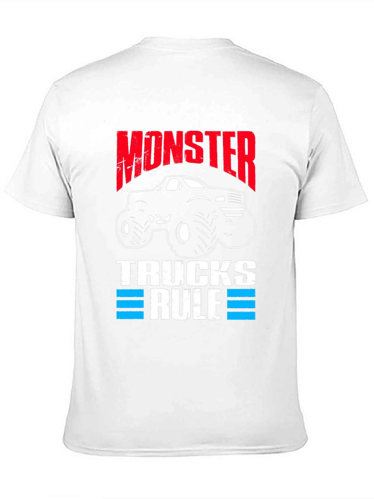Monster Trucks Rule Black Graphic Tee
