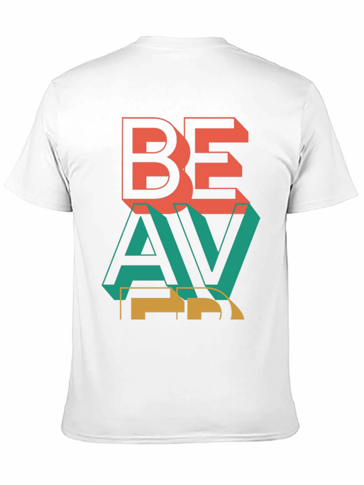 Retro Style Be Brave Graphic Black T-Shirt