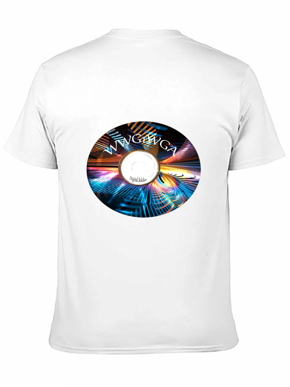 Abstract Digital Soldier Graphic Tee