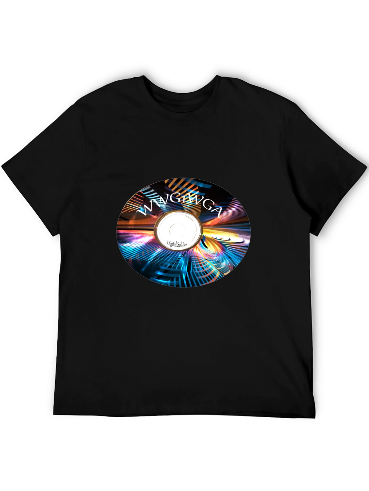 Abstract Digital Soldier Graphic Tee