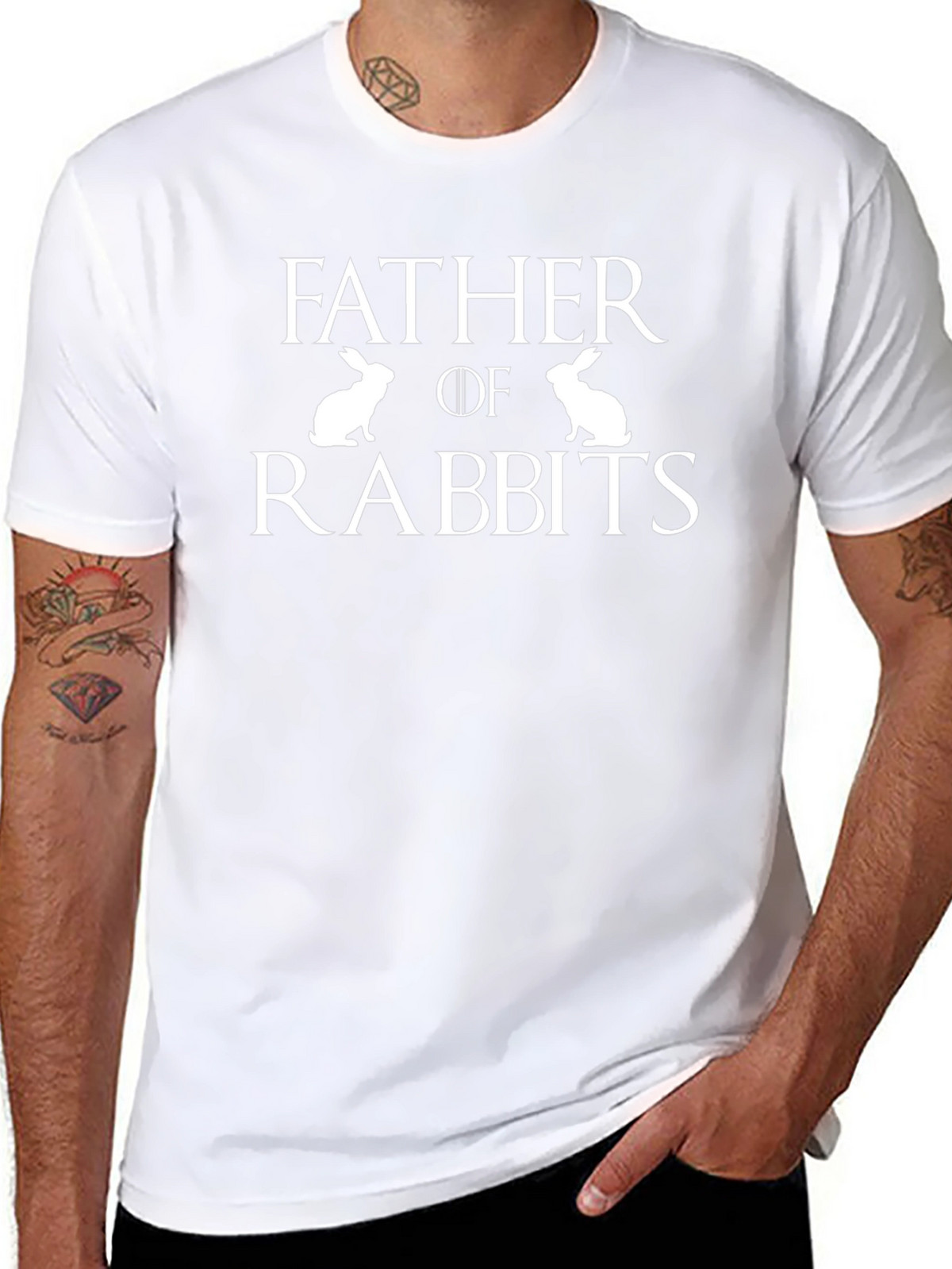 Father of Rabbits Graphic T-Shirt