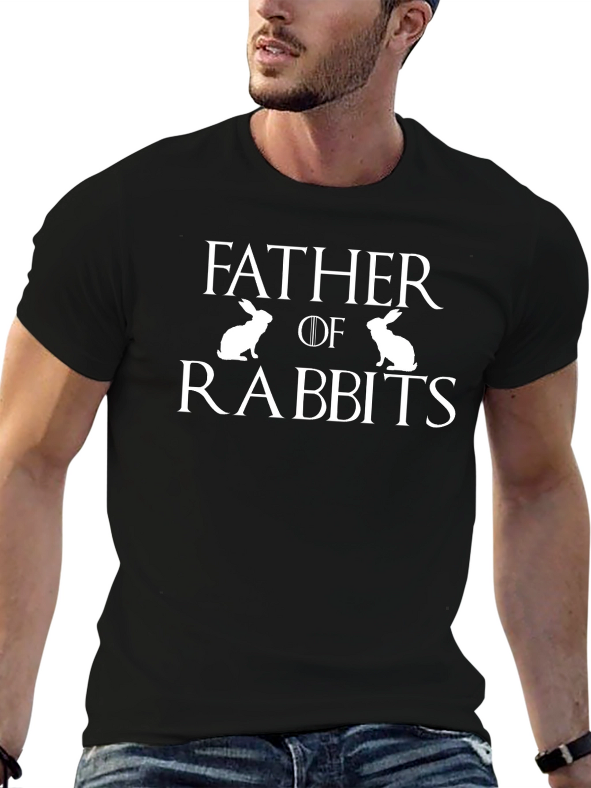 Father of Rabbits Graphic T-Shirt